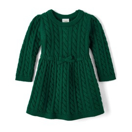 Gymboree,and Newborn Long Sleeve Sweater Dress,Noble Forest,0-3 Months