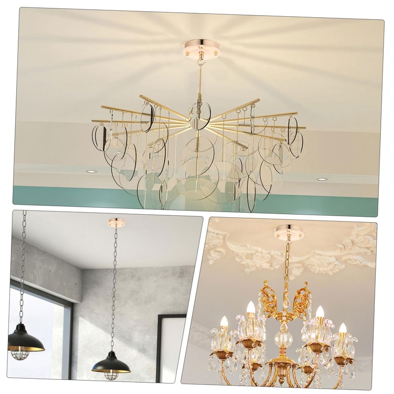 Operitacx 2Pcs Chandelier Mounting Plate Canopy Lights Cover for Pendant