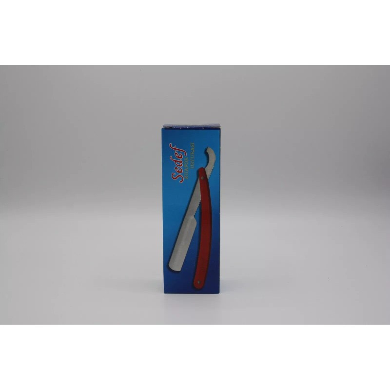 Sedef 12 Sedef Plastic Handle Straight Razor Used with Replaceable