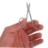 KICHOUSE 12pcs Stainless Steel Small Scissors for Lab and Grooming