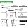 MQHUAYU 2 Pack Garden Trellis for Climbing Plants Outdoors,65Inch Cucumber