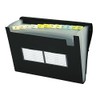 VLB Marketing VLB43200 Expanding File, 13 Pocket, Letter Format, Black