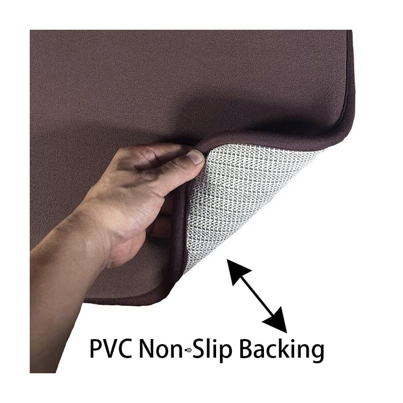 Madeals Toilet Mat and lid Cover Set with Toilet Tank