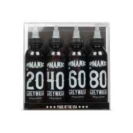 Dynamic Greywash Tattoo Ink Set– 4oz Bottles