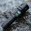 Rechargeable LED Flashlight High Lumens with Holster , Digital Power