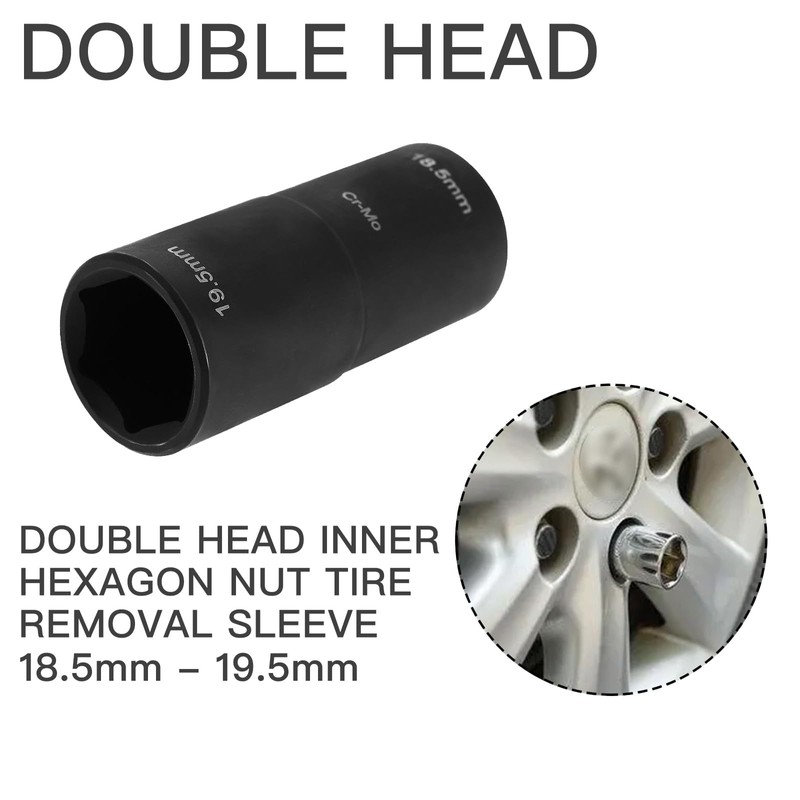 NICEIN® Double Head Impact Wrench Nuts - 18.5 mm &