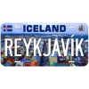 Reykjavik Iceland Novelty Car License Plate