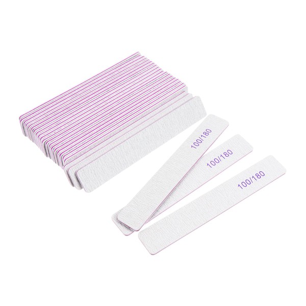 PACKOVE 25Pcs Nail Rubbing Strips Professional Manicure Tools Double Sided