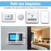 Wenqik 8 Pcs Thermostat Lock Box with Key, Clear Large