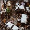 WedDecor Rectangular Polyester Tablecloth Durable Fabric Table Cover for Wedding