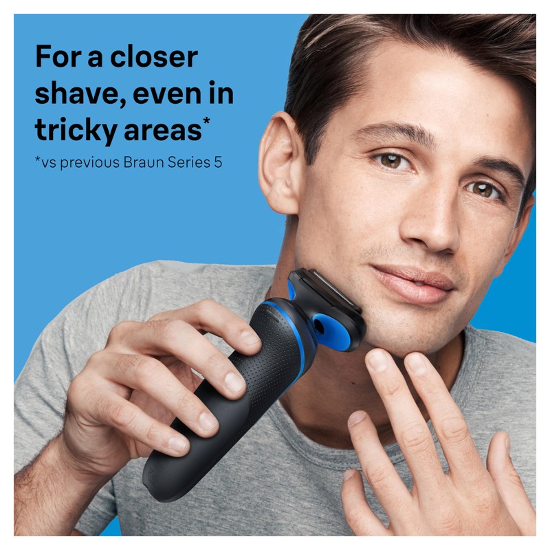 Braun Series 5 Electric Shaver Replacement Head, Easily Attach Your