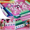 YINIUREN Mahjong Tile Set Green American Mahjong Tile Set