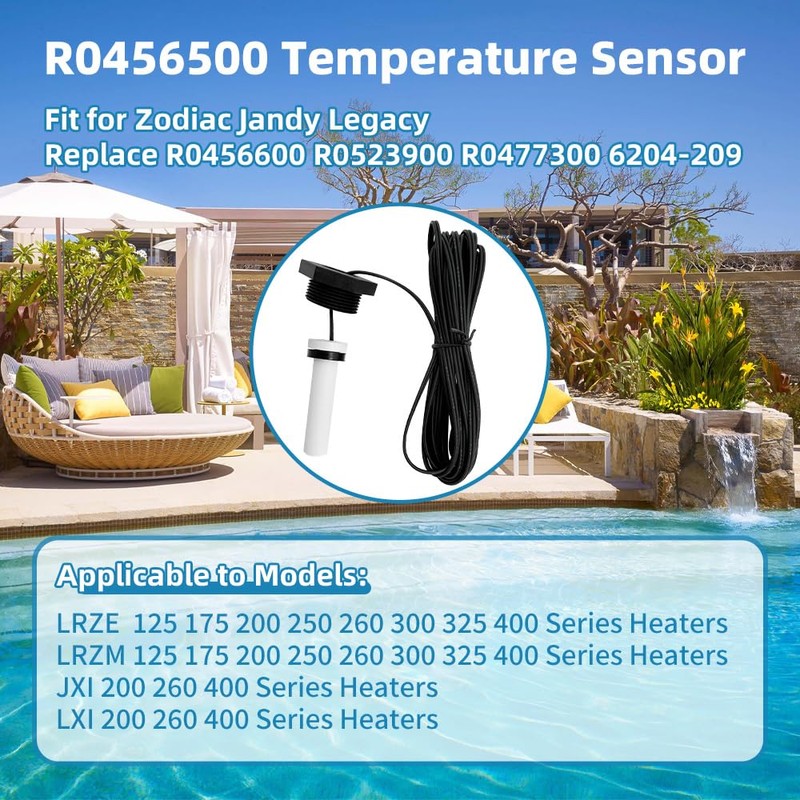 Upgraded R0456500, Replace R0456600 R0523900 R0477300 6204-209 Thermistor Sensor, Compatible