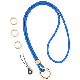 SENLLY Lanyard for keys, original minimalist design neck strap, 109 Royal Blue