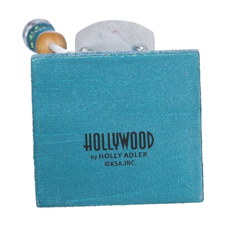 Kurt Adler Hollywood Nutcracker, 17-Inch, Turquoise/White (HA0152)