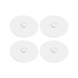 OTOTEC 4 Stück große Nähmaschinen-Spulennadel, Ersatzspulenkappe, Kunststoff-Nähspule, Spulenkappe, kompatibel mit Brother, Weiß