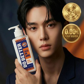 Double Capacity, Men's All-in-One Skin Lotion, Women's Heart Attack, Aqua Woody Scent, Whitening, Wrinkle Function, 1 Piece, 300ml / 두배러 용량 두배 남성 올인원 스킨로션 여심 저격 아쿠아 우디향 미백 주름 기능성, 1개, 300ml
