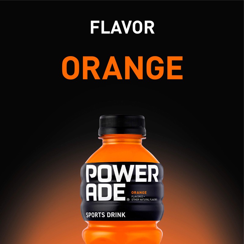 POWERADE Orange, 20 fl oz, 8 Pack