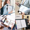 Uquelic 50 Pocket Presentation Binder with Clear Sleeves Letter/A4 Size