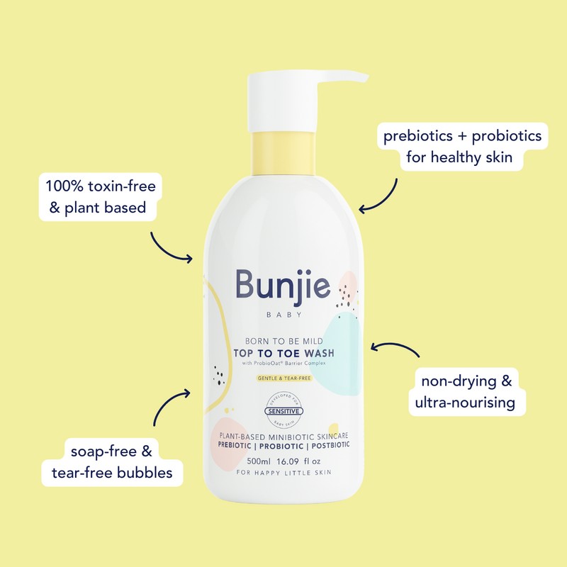 Bunjie Baby Wash Top to Toe 500ml