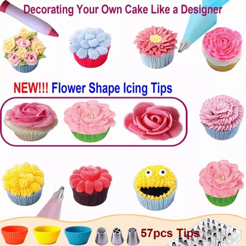 CACTUS MX Base Giratoria Pasteles Acero Inoxidable Herramientas Kit186