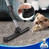 MR.SIGA Pet Hair Removal Rubber Broom with Built in Squeegee,