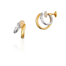 Canal Yondo Sea 152134151063 Silver Earrings 4°C, Silver, Cubic Zirconia