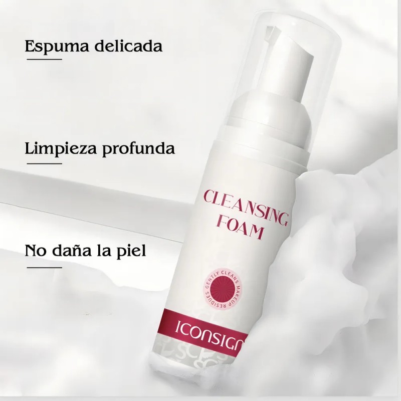 Shampoo Espuma Limpia Extensiones Pestañas Incosign Hipoalergénico