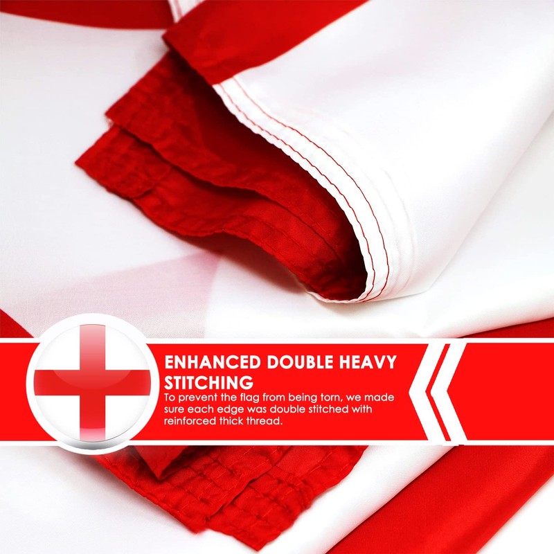 【Fly Breeze】Acbaeta 3 x 5 Foot England Flag, Quadruple Stitched