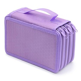 YFZYT Pencil Case Super Large Capacity Pencil Bag Students Stationary Bag Coloured Pencils Holder Case Pencil Case Pencil Case - 72 Slots, Purple #1