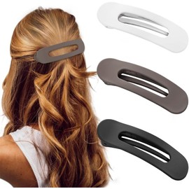 Flat Hair Clips For Women Strong Hold Hair Claw Clips Lay Flat Claw Clips for Thin & Thick Hair Clips Styling Hair Accessories for Girls (Style1, One size)