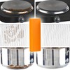 PEARL Stainless Steel Erasers: Set of 3 Stainless Steel Erasers