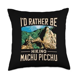 Inca Trail Souvenir Peru Machu Picchu Throw Pillow