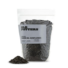 Old Potters Wildlife Black Oil Sunflower Seeds for Birds and Wildlife, Non-GMO & USA Grown on Small Farms (6 lbs)