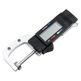 POFET Digital Thickness Gauge Portable Thickness Gauge Caliper 0-25mm Horizontal Diameter Measuring Scale