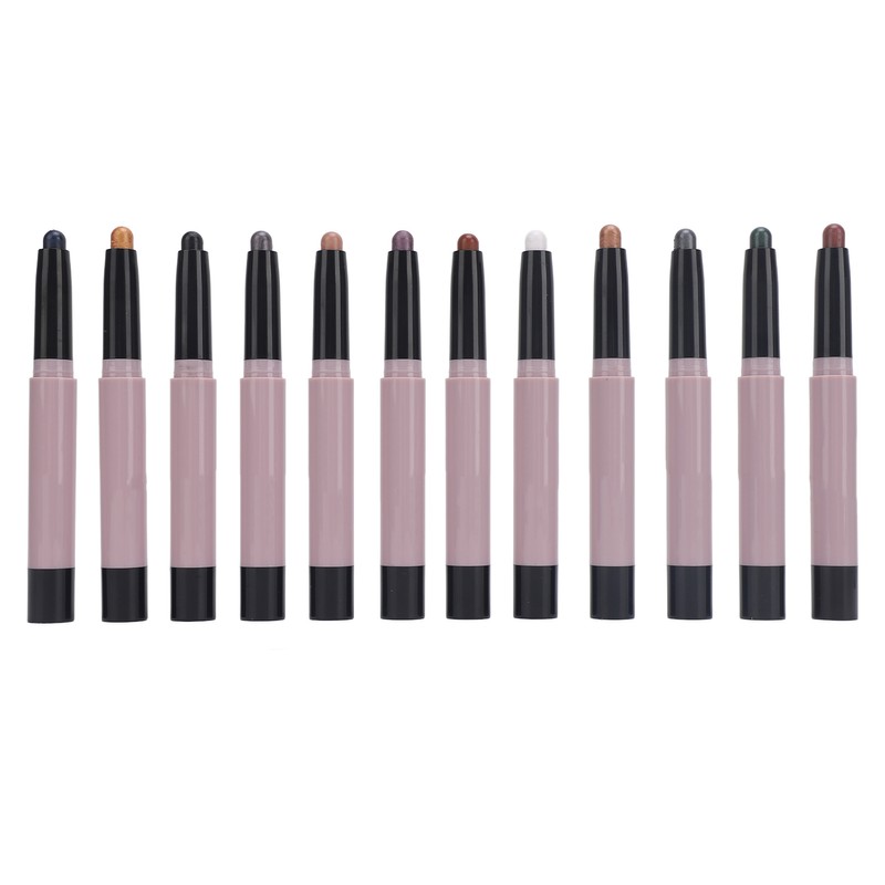 12pcs Eye Shadow Stick Waterproof Eyeshadow Stick Matte Eye Shadow