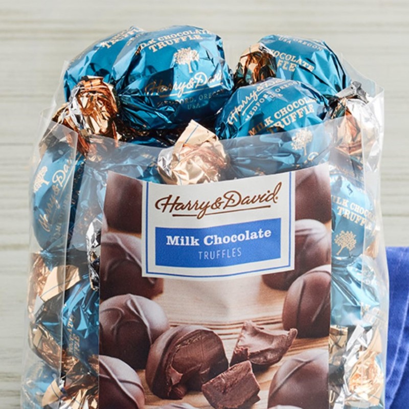 Harry & David Milk Chocolate Truffles - 12Oz Bag, Milk