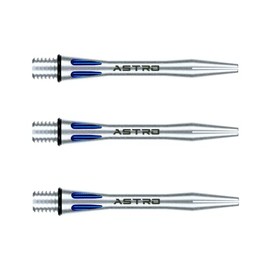WINMAU Astro Aluminium Blue Short Shafts (Shafts) - 1 Set Per Pack (Total 3 Shafts)