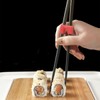 Jagowa 6 Pcs Reusable Chopstick Assistant Reusable Plastic Training Chopsticks