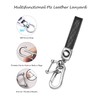 Homaupt for GMC Key Fob Cover with PU Leather Keychain,