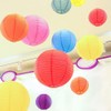 ASelected Pack of 24 Colourful Paper Lanterns, 25/20/15/10 cm Paper
