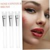 Healvian 3pcs Shaped Nose Contour Brushes for Makeup Beginners Portable
