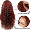 Reddish Brown Lace Front Wigs Human Hair 13×6 Deep Wave