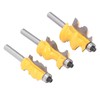 3Pcs Architectural Molding Router Bit Milling Cutter Set Woodworking Accessories