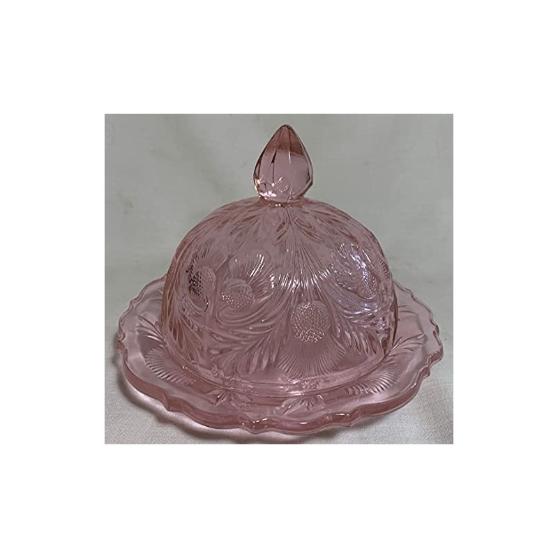 Butterdish - Inverted Thistle - American Made - Mosser Glass