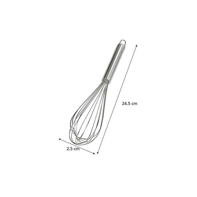 Tala 25CM S/S Whisk 10A04066, Stainless Steel, Silver