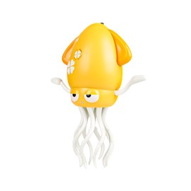 Electric Dancing Octopus Baby Toy, Automatic Evasion Octopus Toy with Led Light and Music, Interactive Entertainment for Baby Sensory Development Birthday Gifts (Yellow)