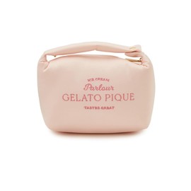 Gelato Pique PWGB234659 Satin Logo Embroidered Handle Pouch, pink (PNK)