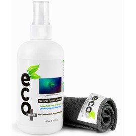 Ecomoist Ecomoist Natural Screen Cleaner 250ml with Fine Microfiber Towel For LCD TFT Plasma Computer Laptop Made in UK