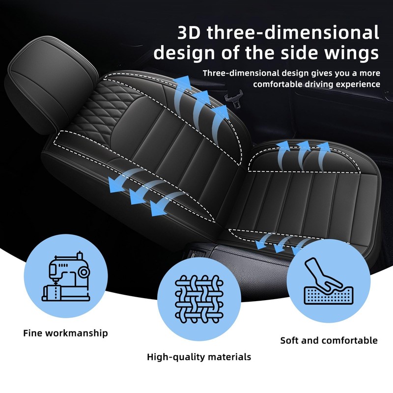 for Chevy Traverse Seat Covers 2018-2026 2027, 2 Front Set